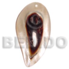 leaf hammershell with skin 40mmx35mm