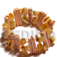 melon coco stick and sq. cut gold