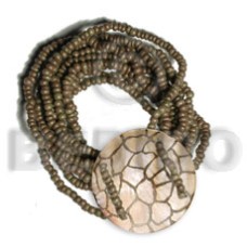 10 layers elastic dark olive green 2 3mm