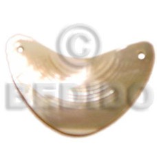 drooping mother of pearl shell (MOP) 50mmx30mm