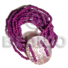 10 layers elastic 2 3mm violet coco Pokalet.