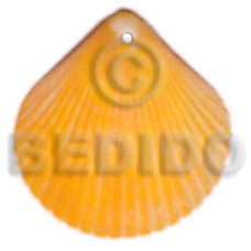 piktin clam dyed in golden yellow