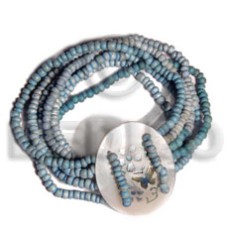 5 layers elastic 2 3mm aqua blue coco