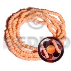 5 layers elastic 2 3mm orange coco Pokalet.