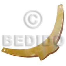 mother of pearl shell (MOP) bow choker 105mmx25mm