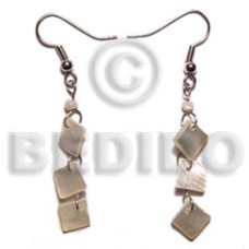 dangling 8mm hammershell triple diamond