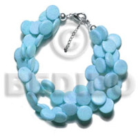 3 rows aqua blue coco sidedrill