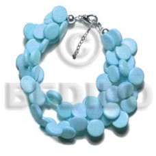 3 rows aqua blue coco sidedrill