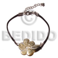 blacklip flower in wax cord