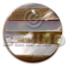 round hammershell and brownlip stripe 40mm with