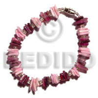 hammershell and white rose combination in pink