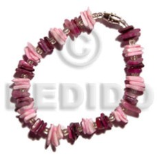 hammershell and white rose combination in pink
