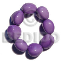elastic 9 pcs. kukui nuts bracelet