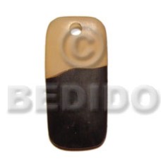 rectangular transparent black horn 35mm