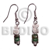 dangling crazy cut shell green horn nuggets combination