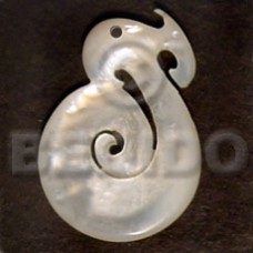 mother of pearl shell (MOP) 30mm