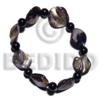 black kabibe shell nuggest  elastic