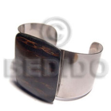 haute hippie 40mmx30mm metal cuff bangle with
