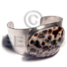 haute hippie 38mmx23mm metal cuff bangle with