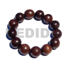 beach bum series  elastic hardwood beads  round camagong tige