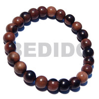 beach bum series  elastic hardwood beads  round camagong tig