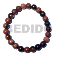 beach bum series  elastic hardwood beads  round camagong tig