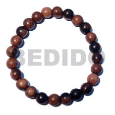 beach bum series  elastic hardwood beads  round camagong tig