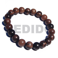 beach bum series  elastic hardwood beads  round camagong tig