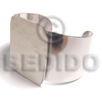 haute hippie 40mmx30mm metal cuff bangle with