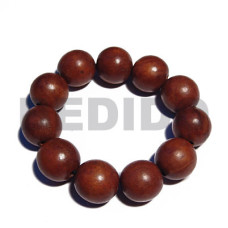 beach bum series  elastic hardwood beads  round bayong 18mm