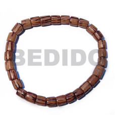 beach bum series  elastic hardwood beads  barrel patikan 6x5m