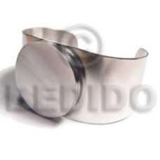 haute hippie 38mmx23mm metal cuff bangle with