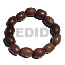 beach bum series  elastic hardwood beads  oval robles 16x21m