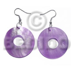 dangling 35mm ring hammershell  lavender