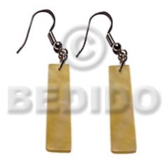 dangling 45mmx10mm mother of pearl shell (MOP) flat bars