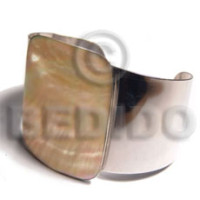 haute hippie 40mmx30mm metal cuff bangle with