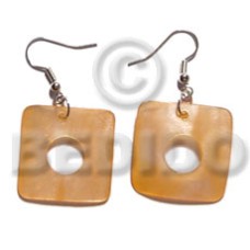 dangling 35mm square hammershell  orange