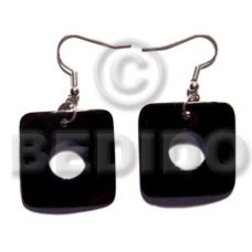 dangling 35mm square black tab