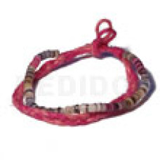 jute braided flat macrame andd 4 5mm multicolored hammershell h