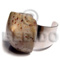haute hippie 32mmx22mm metal cuff bangle with