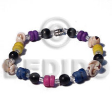 4 5mm pink blue purple yellow coco pklt with popcorcon luhuanus sh