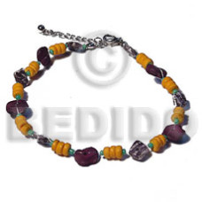 4 5mm mustard coco pklt with violet coco flower combination