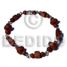 linked bayong wood beads