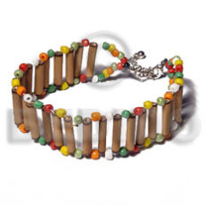 bamboo burning tips with glass beads combination