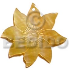 45mm mother of pearl shell (MOP) flower