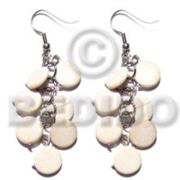 dangling 10mm bleach white coco sidedrill