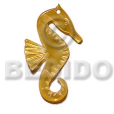 40mm mother of pearl shell (MOP) seahorse