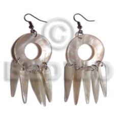 dangling 30mm ring hammershell with 38mmx8mm hammershell