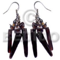 dangling 3 pcs. 40mmx8mm blacktab sticks with