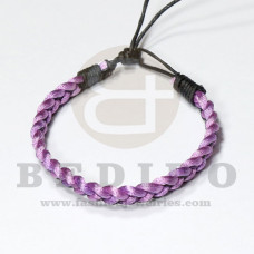 braided macrame friendship bracelet lavender combination